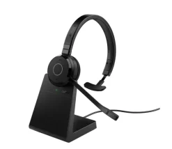 Jabra Evolve 65 TE - Bluetooth, USB-A - Micro-casque stéréo sans fil certifié pour MS Teams | avec station de travail