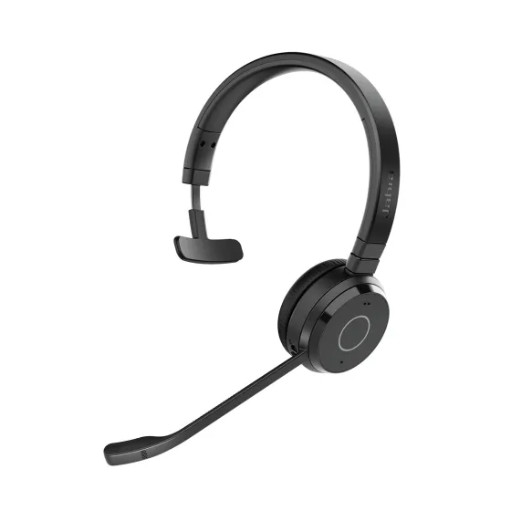 Jabra Evolve 65 TE - Bluetooth, USB-A - casque mono sans fil certifié pour les plateformes UC | sans station d'accueil