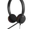 Jabra Evolve 20 UC Duo - Casque stéréo filaire pour téléphonie VoIP