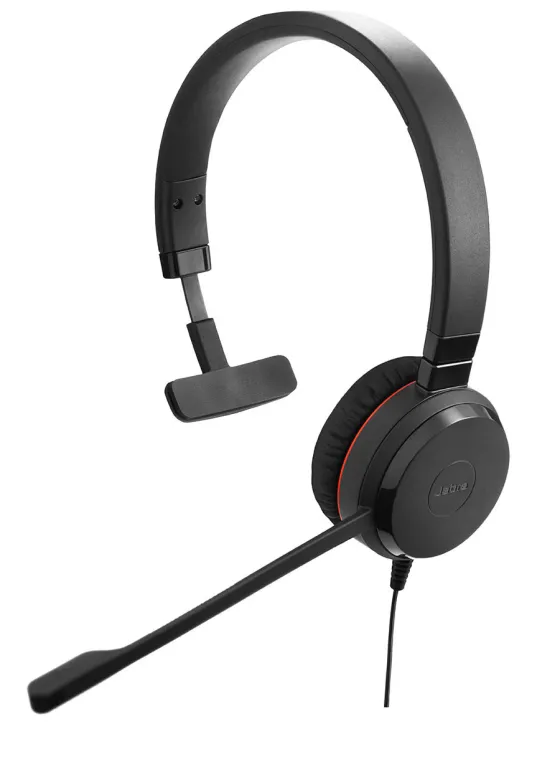 Jabra Evolve 20SE MS Mono - Certifié pour Skype for Business Mono-casque pour téléphone logiciel VoIP