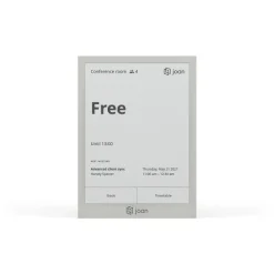 Joan 6 Pro E-Paper Système de réservation de salles en gris
