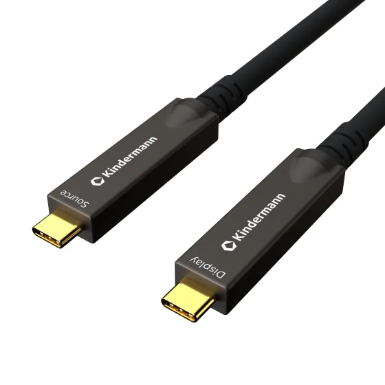 Kindermann USB-C Câble AOC complet 10 m M/M