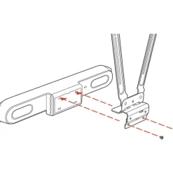 Kit de fixation Poly (support VESA) pour système de vidéoconférence