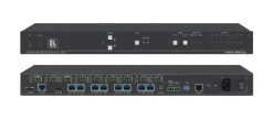 Kramer Distributeur VM-218DTXR audio stéréo, Ethernet, IR, RS–232, HDMI 4K60 4:2:0 & HDBaseT 2x1:8