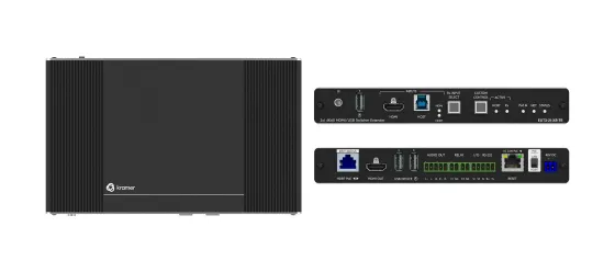 Kramer EXT3-21-XR-TR Extender 2x1 4K60 HDMI/USB Switcher sur 100m HDBaseT 3.0