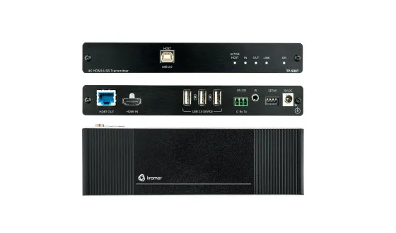 Kramer TP-590T émetteur HDMI 4K60 4:2:0 avec USB, RS-232 et IR via HDBaseT 2.0 avec longue portée