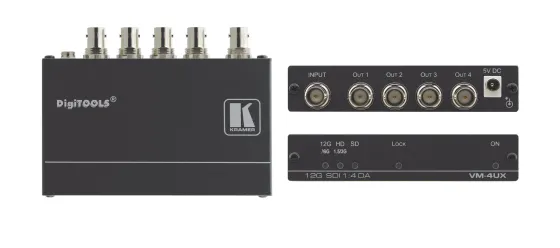 Kramer VM-4UX1:4 Amplificateur de distribution 4K pour 12G SDI