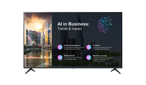 LG 43PK640S Écran d’affichage dynamique 4K UHD avec webOS 25 pour la lecture autonome de contenus