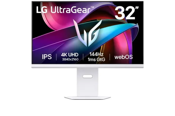 LG UltraGear 32G810SA-W 32" 144 Hz UHD 4K AI Smart Gaming Monitor