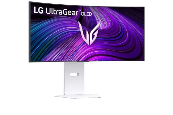 LG UltraGear™ 34GX90SA-W moniteur de jeu intelligent incurvé OLED 34 pouces avec 240 Hz, webOS et IA