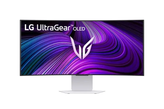 LG UltraGear™ 34GX90SA-W moniteur de jeu intelligent incurvé OLED 34 pouces avec 240 Hz, webOS et IA