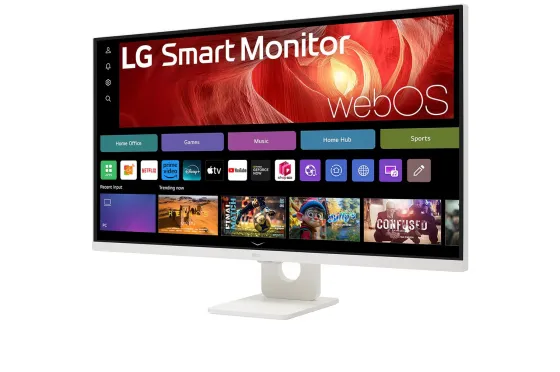 LG 32U850SA-W moniteur intelligent 4K 32 pouces avec webOS et webcam FHD intégrée