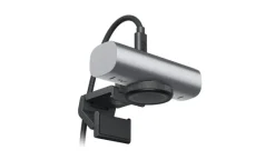 Logitech MX Brio Webcam UHD 4K avec amélioration de l'image par IA et deux microphones à formation de faisceaux pour la suppression du bruit
