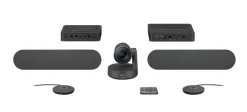 Logitech Rally Plus - Système de vidéoconférence, 3840 x 2160 4K UHD, 13 MP, 60 fps, 90°