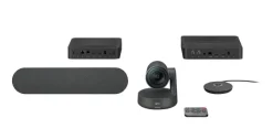 Logitech Rally Système de vidéoconférence, 3840 x 2160 4K UHD, 13 MP, 60 fps, 90°