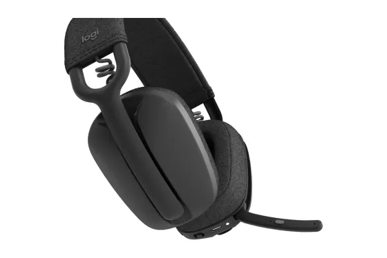 Logitech Zone Vibe 100 - Oreillette sans fil Bluetooth circum-aural, graphite