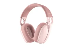 Logitech Zone Vibe 100 - Oreillette sans fil Bluetooth circum-aural, rose