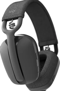 Logitech Zone Vibe Casque d'écoute sans fil avec adaptateur USB-C via Bluetooth, circum-aural - Certifié pour Microsoft Teams, graphite