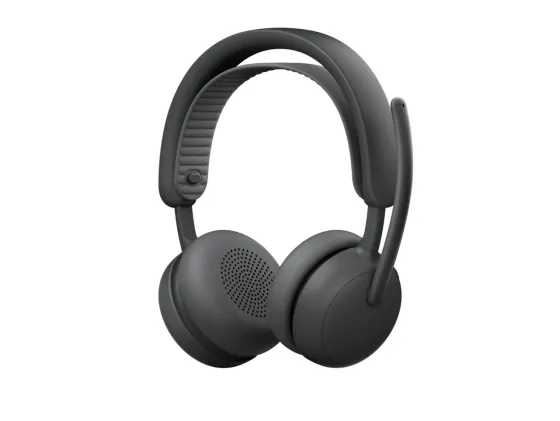 Logitech Zone Wireless 2 ES pour les entreprises - Casque sans fil double avec réduction adaptative du bruit ambiant hybride | Certifié pour Microsoft Teams | Graphite