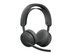 Logitech Zone Wireless 2 ES pour les entreprises - Casque sans fil double avec réduction adaptative du bruit ambiant hybride | Certifié pour Microsoft Teams | Graphite
