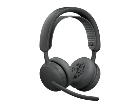 Logitech Zone Wireless 2 ES pour les entreprises - Casque sans fil double avec réduction adaptative du bruit ambiant hybride | Certifié pour Microsoft Teams | Graphite