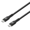 Manhattan Câble USB-C vers USB-A, mâle vers mâle, noir, 480 Mbps (USB 2.0), 1 m