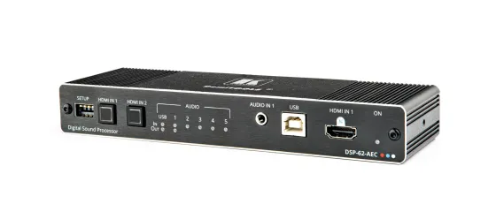 Matrice audio PoE Kramer DSP-62-AEC 6x2 avec DSP et AEC