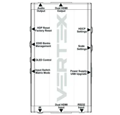 Matrice HDMI 2x2 HDFury Vertex avec scaler et convertisseur de format intégrés