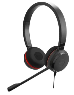 Micro-Casque Jabra Evolve 20SE UC Duo- casque stéréo filaire pour softphone VoIP
