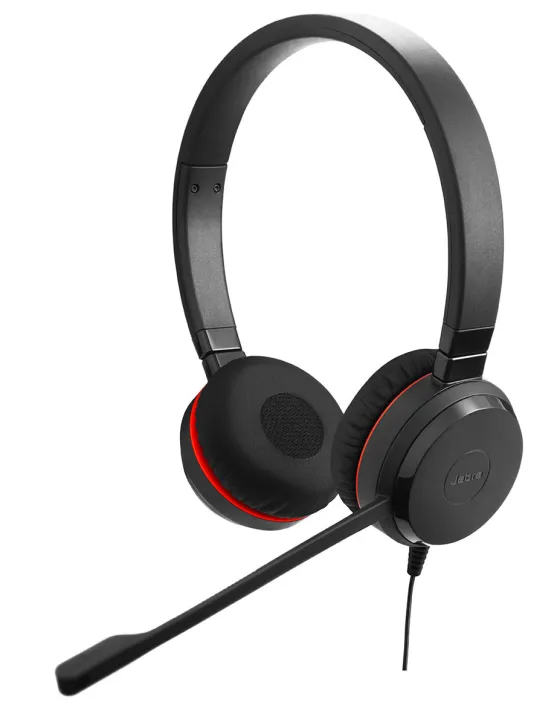 Micro-Casque Jabra Evolve 20SE UC Duo- casque stéréo filaire pour softphone VoIP