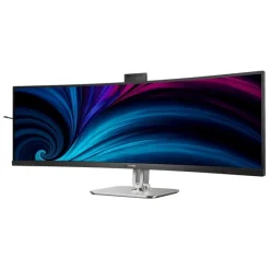 Moniteur professionnel incurvé SuperWide 32:9 Philips 49B2U6900CH avec USB-C et webcam 5 MP intégrée