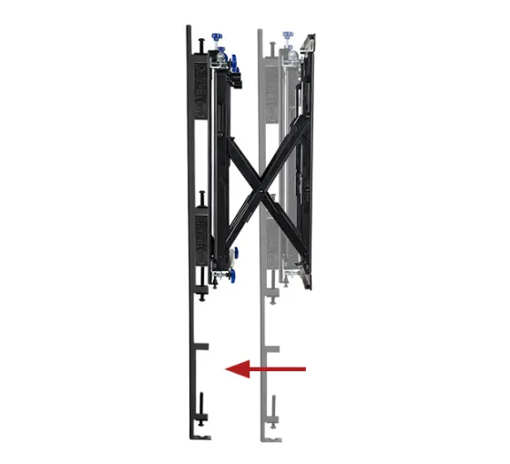 Neomounts BT9921 Support mural à service complet Soft-Open pour présentoirs XXL