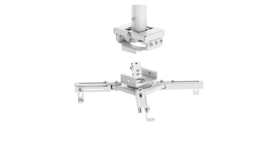 Neomounts CL25-540WH1 Support de fixation au plafond pour vidéoprojecteur - Hauteur : 60,5 à 90,5 cm