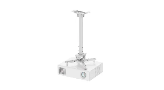 Neomounts CL25-540WH1 Support de fixation au plafond pour vidéoprojecteur - Hauteur : 60,5 à 90,5 cm
