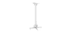 Neomounts CL25-550WH1 Support de fixation au plafond pour vidéoprojecteur - Hauteur : 74,5 à 114,5 cm