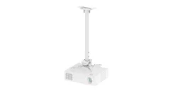 Neomounts CL25-550WH1 Support de fixation au plafond pour vidéoprojecteur - Hauteur : 74,5 à 114,5 cm