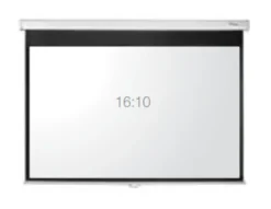 Optoma DS-1109PMG+ Écran de projection enroulable, 234 x 146,3 16:10, blanc mat