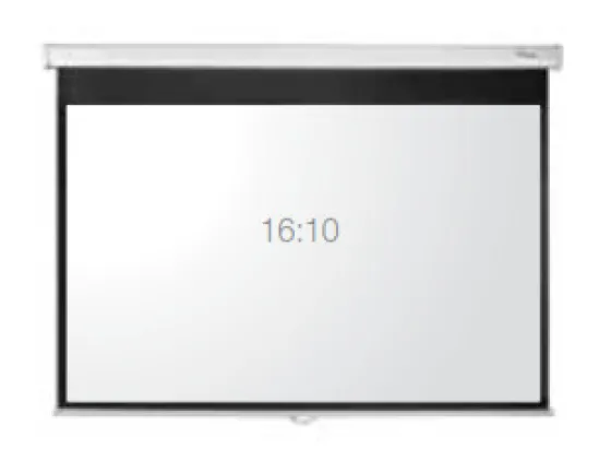Optoma DS-1109PMG+ Écran de projection enroulable, 234 x 146,3 16:10, blanc mat