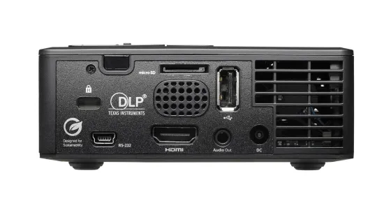 Optoma ML750i Mini vidéoprojecteur LED portable avec stockage intégré, lecteur multimédia, visionneuse Office et haut-parleur