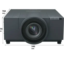 Panasonic PT-EX12KE Vidéoprojecteur, 1024 x 768 XGA, 13000 Lumen, sans objectif