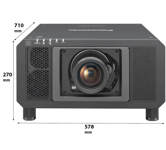 Panasonic PT-RZ12K Vidéoprojecteur, 1920 x 1200 WUXGA, 12000 Lumen, sans objectif