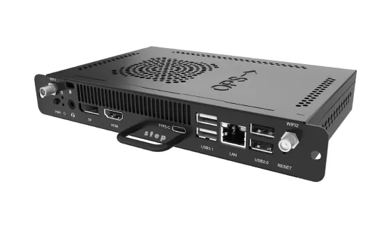 PC embarqué OPS slot-in visunext, Intel Core i7-1255U, 16GB RAM, 256GB SSD, Windows 11 Pro en français