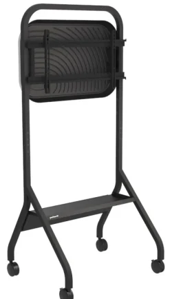 Peerless-AV SR860-EUK Chariot à roulettes Trolley avec plateau pour écrans jusqu'à 75 pouces, max. 56 kg & VESA jusqu'à 800 x 400 mm en noir