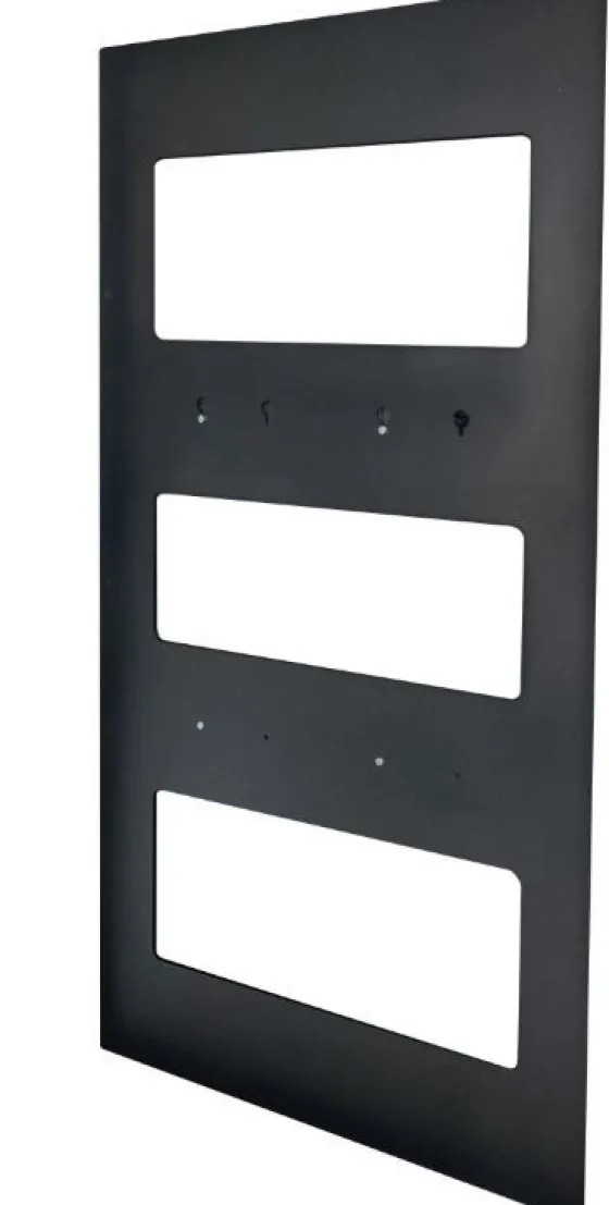 PeTa plaque de fixation intérieure pour Display QM85C sur support de portique existant