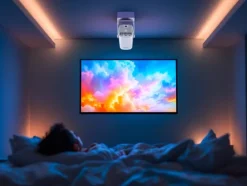Philips NeoPix 250 Smart Vidéoprojecteur LED compact Full HD avec support pivotant à 180 degrés