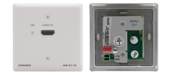 Platine murale active Kramer WP-571 Émetteur HDMI sur Paires Torsadées