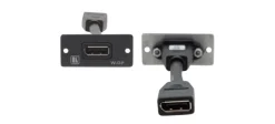 Platine murale DisplayPort Kramer W-DP, noir