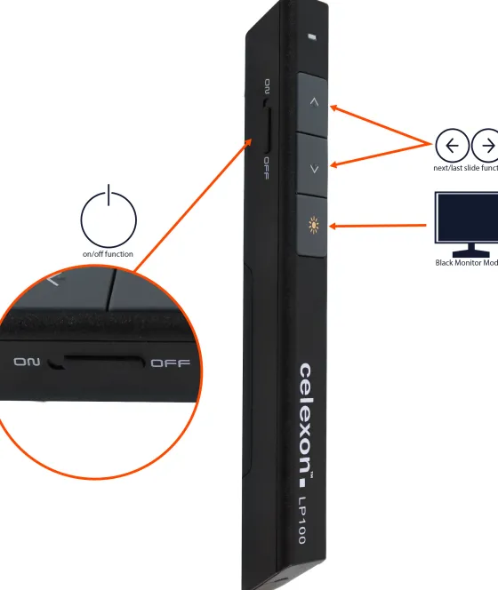 Pointeur laser de présentation celexon Economy LP100