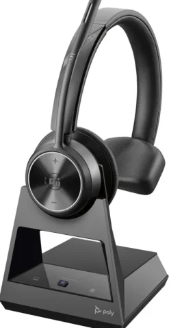 Poly Savi 7310 Office - Micro-casque mono sans fil certifié pour Microsoft Teams (avec socle de chargement DECT)
