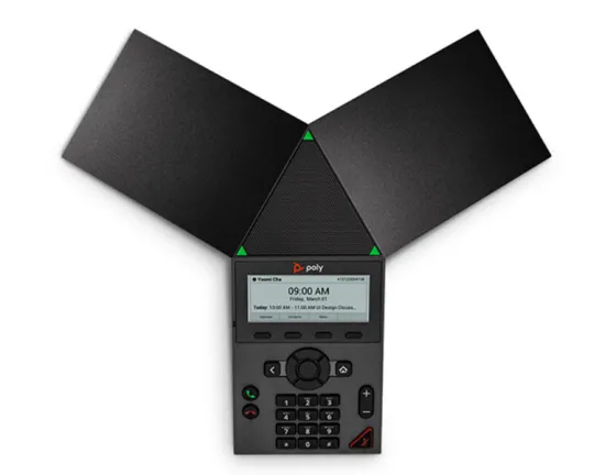 Poly Trio 8300 Téléphone de conférence SIP Trio 8300 PoE, Visual+, EagleEye Mini inclus